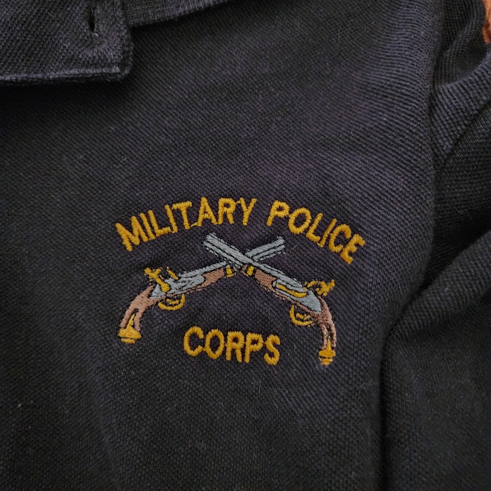 Military Police Polo Vintage On RED EAGLE Trading Co.